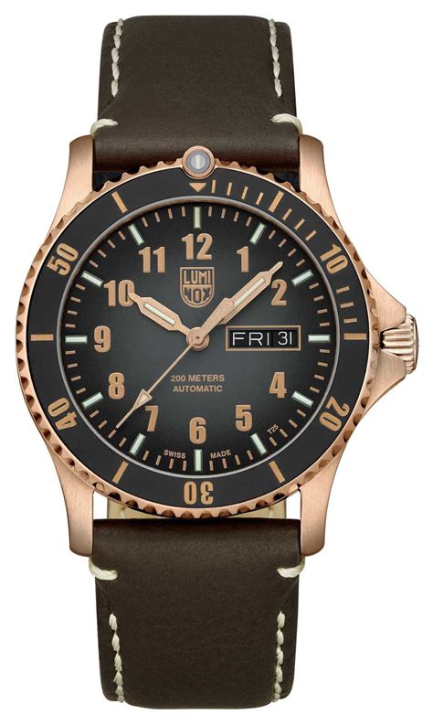 luminox automatic sport timer bronze